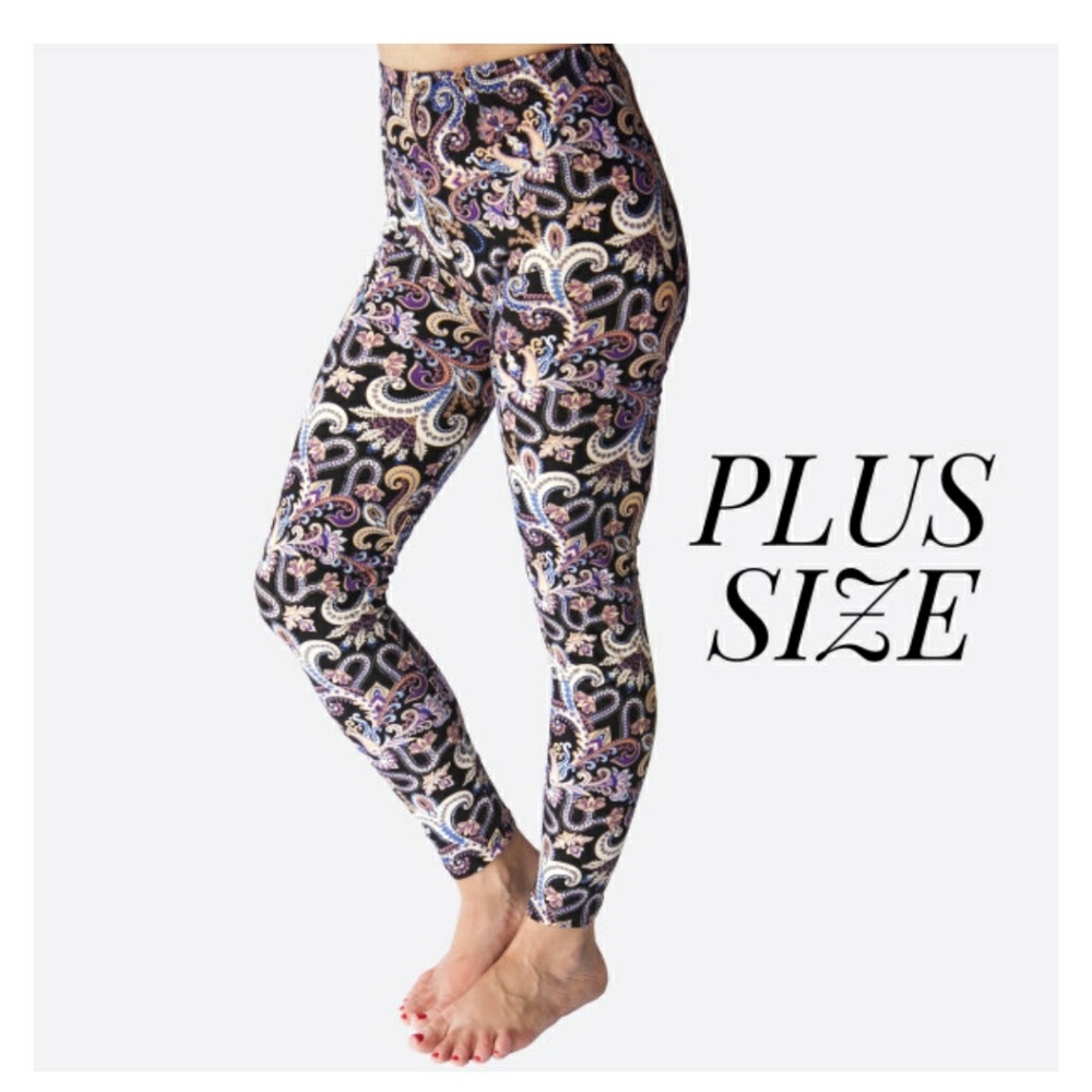 *- PLUS Size Leggings OSFM. NWT